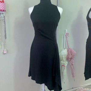 Black White House Black Market Turtleneck Dress (0)